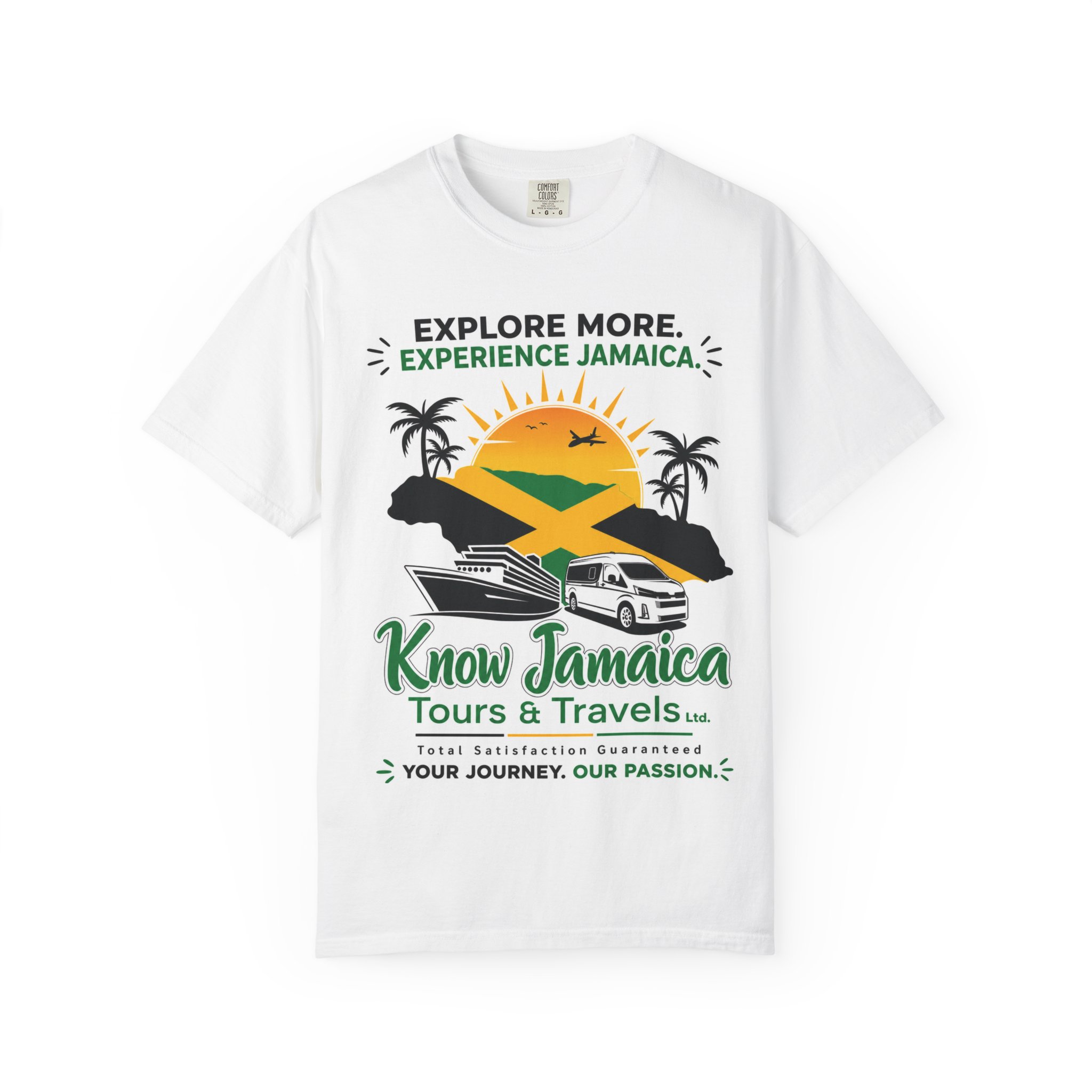 Explore More, Experience Jamaica Unisex Garment-Dyed T-shirt